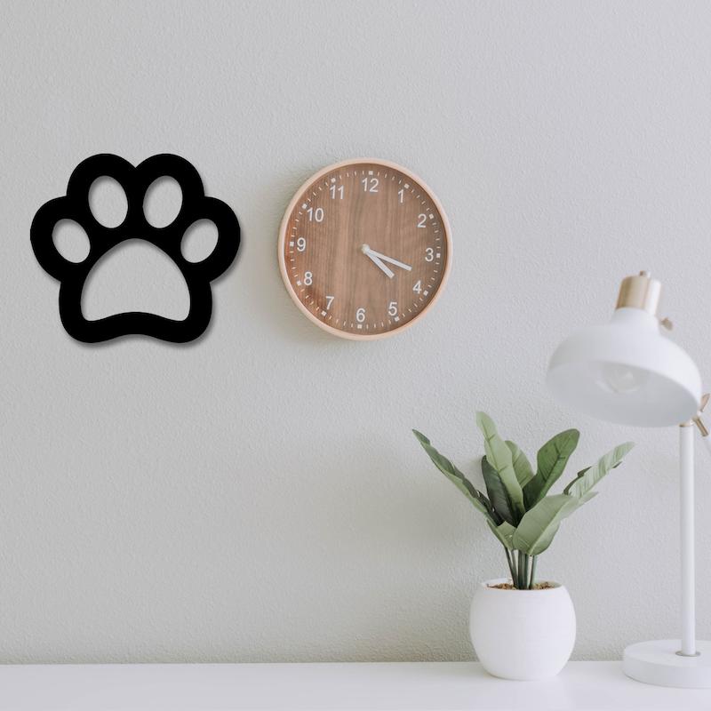 استیکر چوبی طرح رد پا سگ کد 245