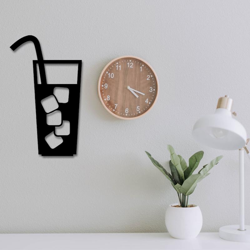 استیکر چوبی طرح آبمیوه یخ دار کد 263