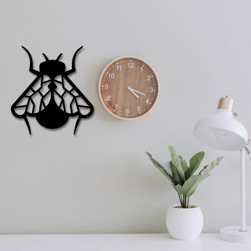 استیکر چوبی طرح مگس کد 264