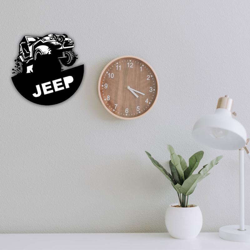 استیکر چوبی طرح جیپ کد 290