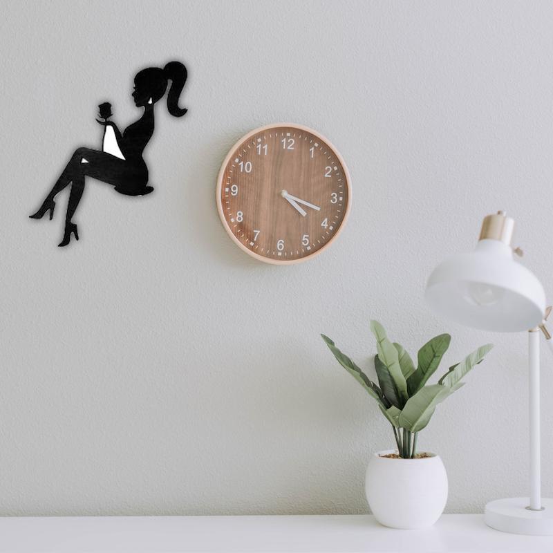 استیکر چوبی طرح دختر کد 291