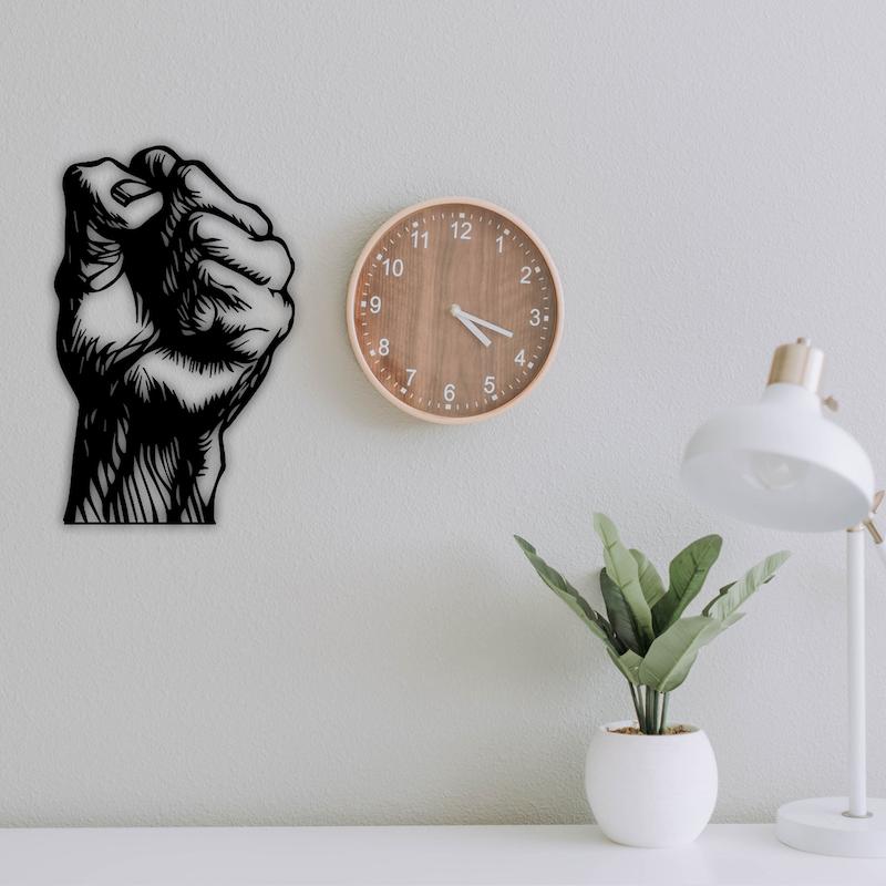 استیکر چوبی طرح دست کد 298