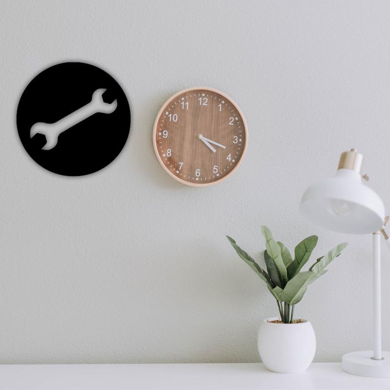 استیکر چوبی طرح آچار کد 300