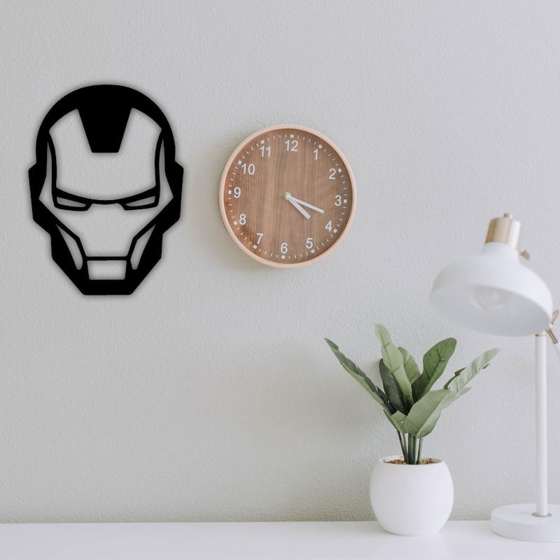 استیکر چوبی طرح آیرون من کد 301