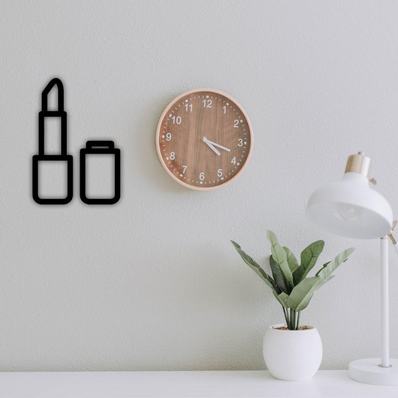 استیکر چوبی طرح رژلب کد 315