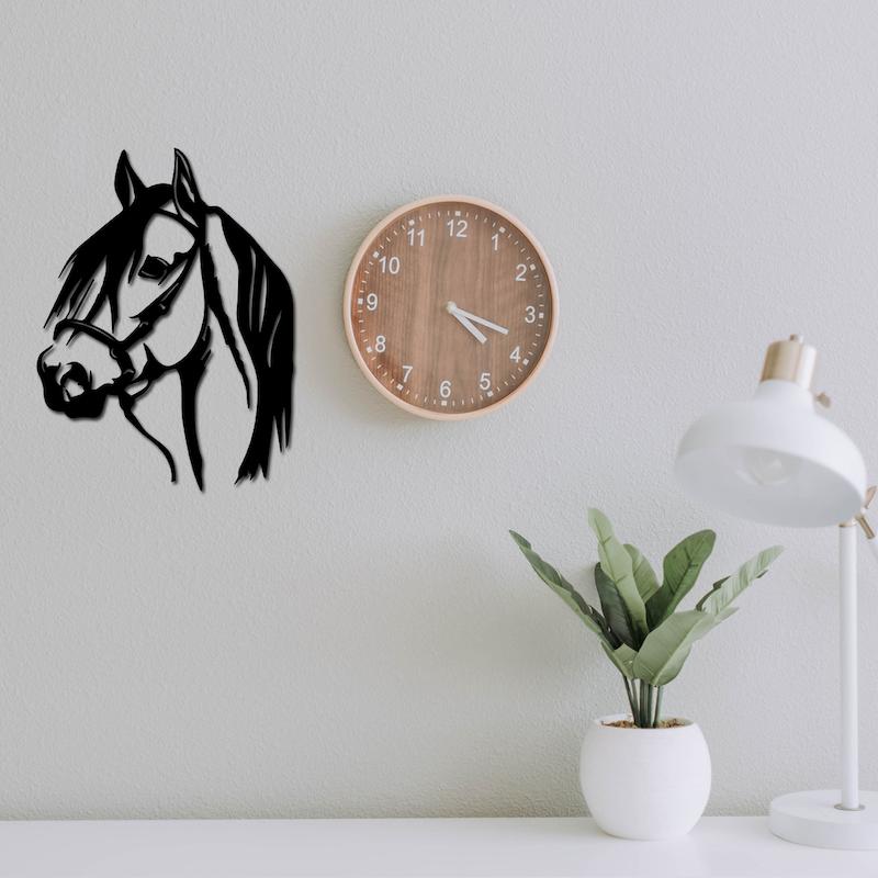 استیکر چوبی طرح اسب کد 328