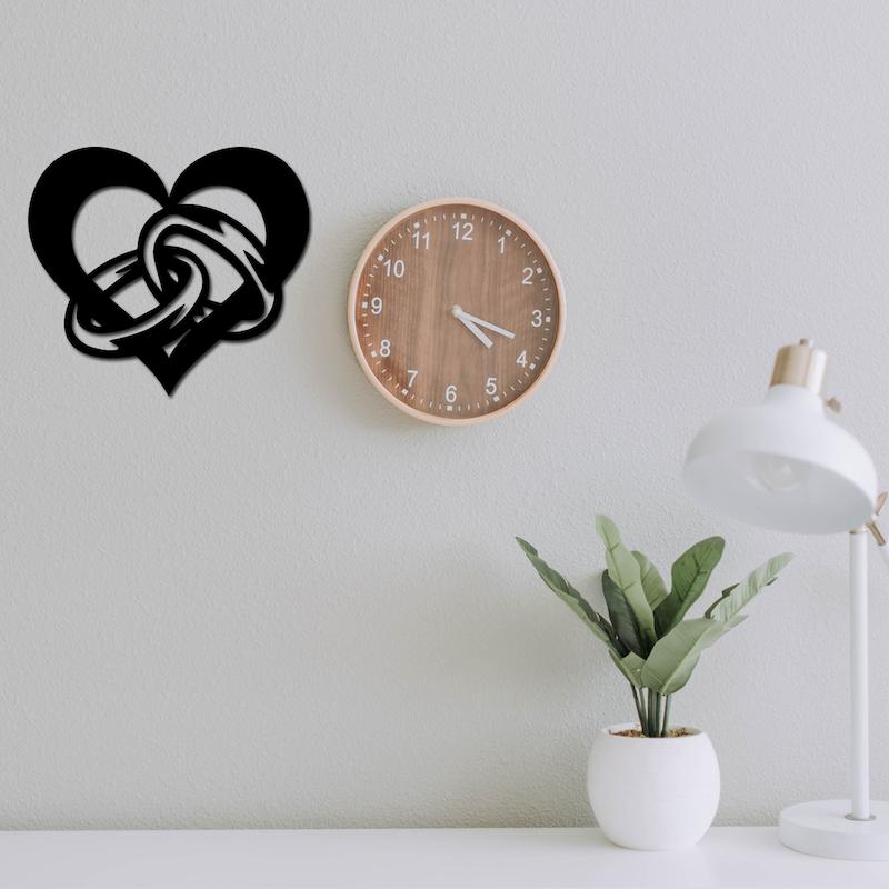 استیکر چوبی طرح قلب کد 331