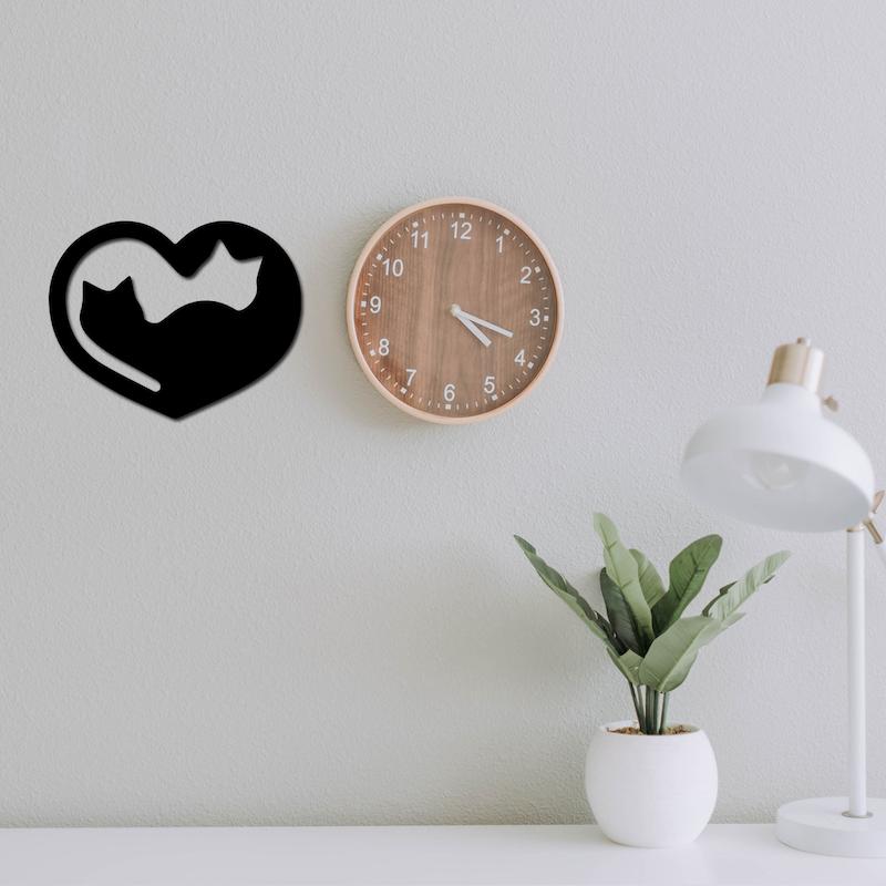 استیکر چوبی طرح گربه کد 332