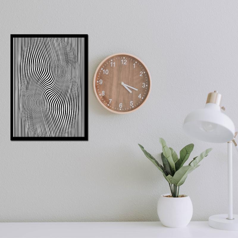 استیکر چوبی طرح تابلو کد 336