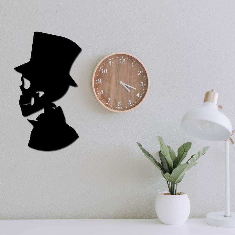 استیکر چوبی طرح اسکلت کد 342 