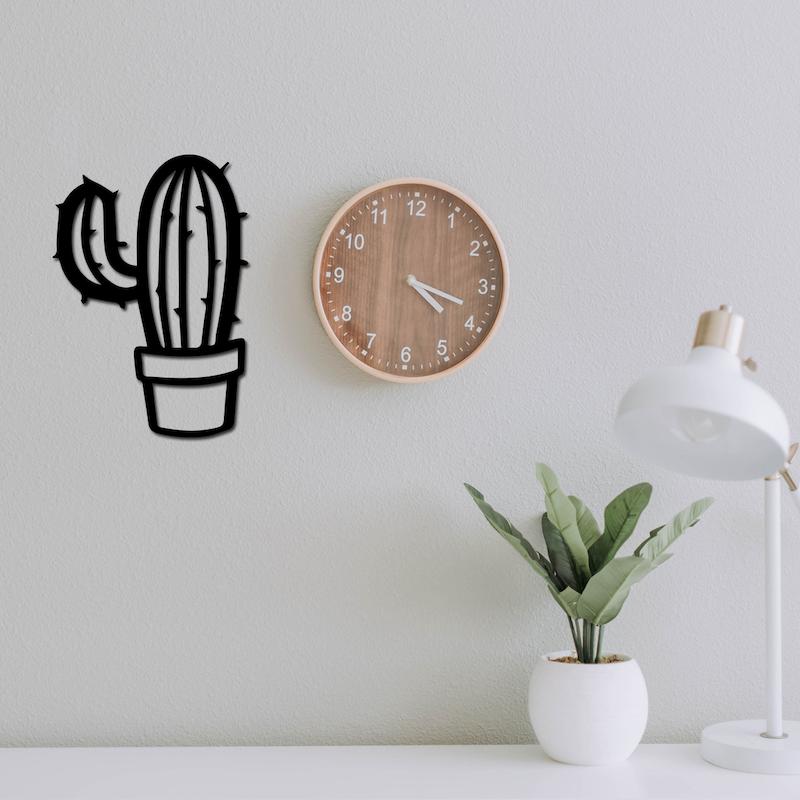 استیکر چوبی طرح کاکتوس کد 347