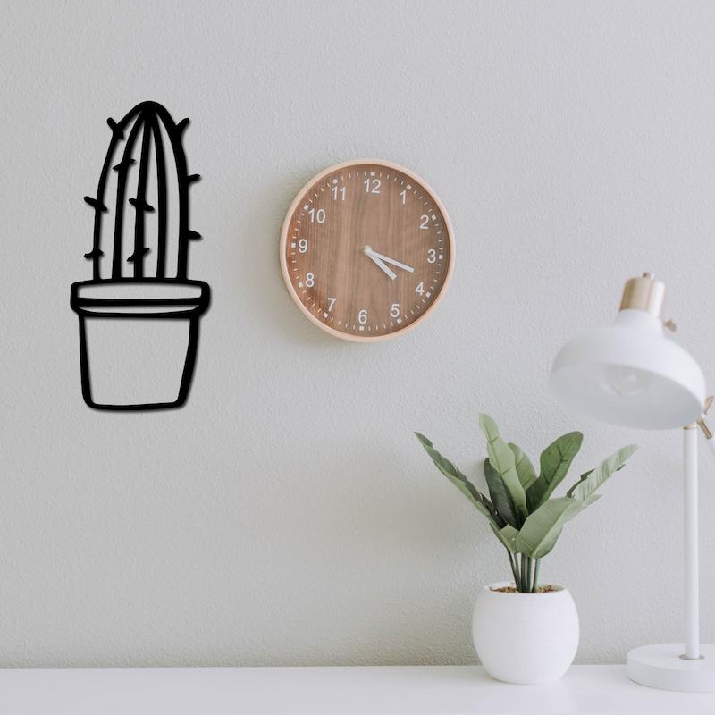 استیکر چوبی طرح کاکتوس کد 348 