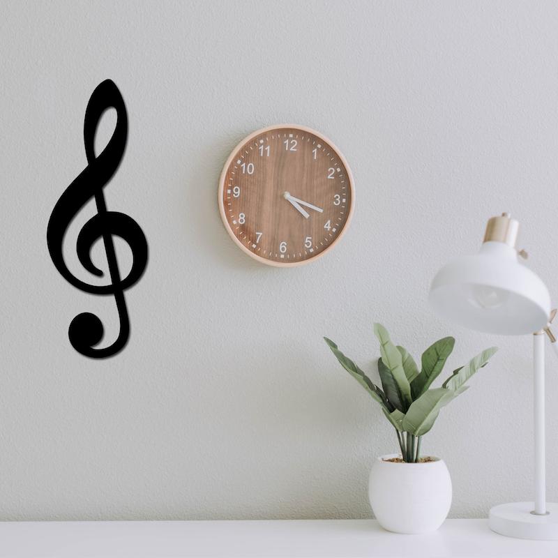 استیکر چوبی طرح موزیک کد 364