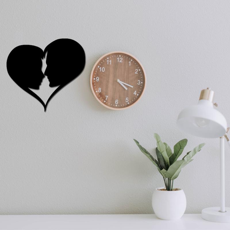 استیکر چوبی طرح قلب کد 383