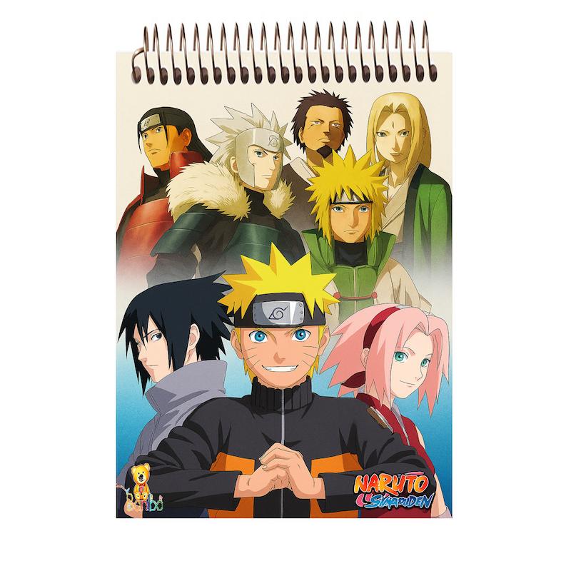 دفترچه شطرنجی طرح انیمه کد 2521 سایز A7