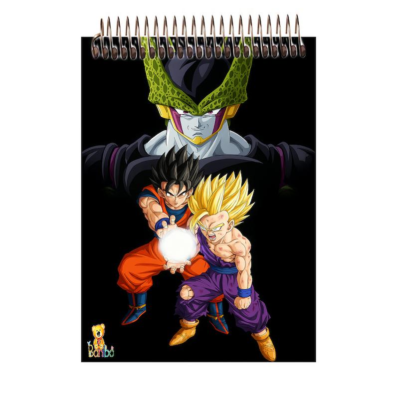 دفترچه شطرنجی طرح انیمه کد 2530  سایز A7