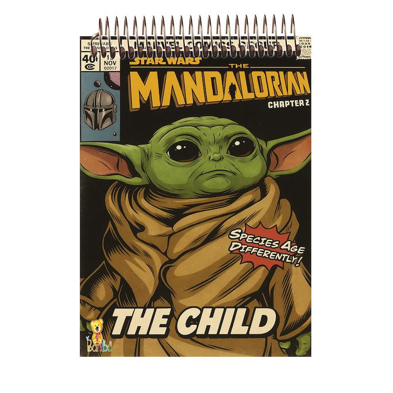 دفترچه شطرنجی طرح جنگ  ستارگان کد 2575 سایز A7