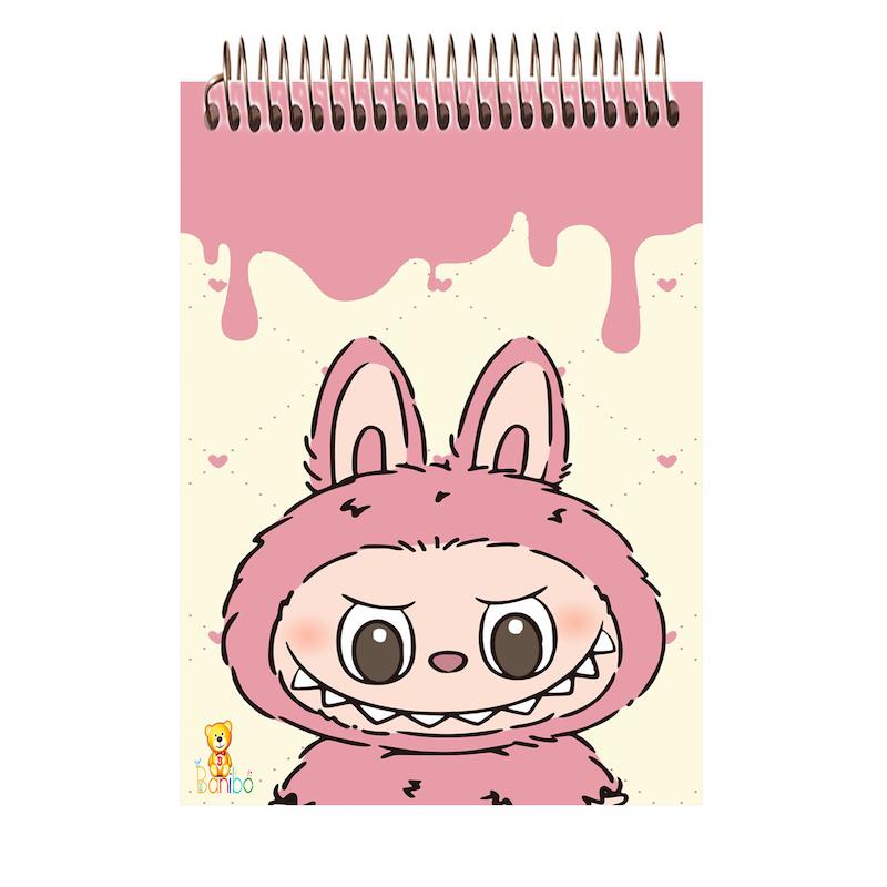 دفترچه شطرنجی طرح لبوبو کد 2701 سایز A7