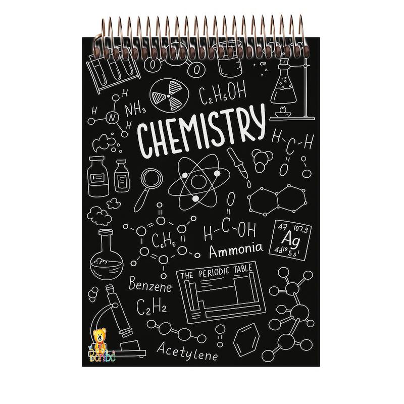 دفترچه شطرنجی طرح شیمی کد 2753 سایز A7