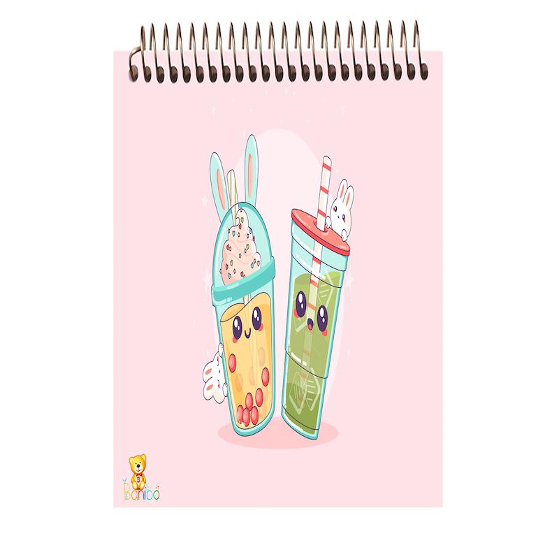 دفترچه شطرنجی طرح آیس پک کد 2781 سایز A7