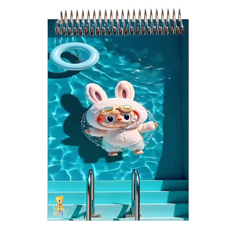 دفترچه شطرنجی طرح لبوبو کد 2784 سایز A7