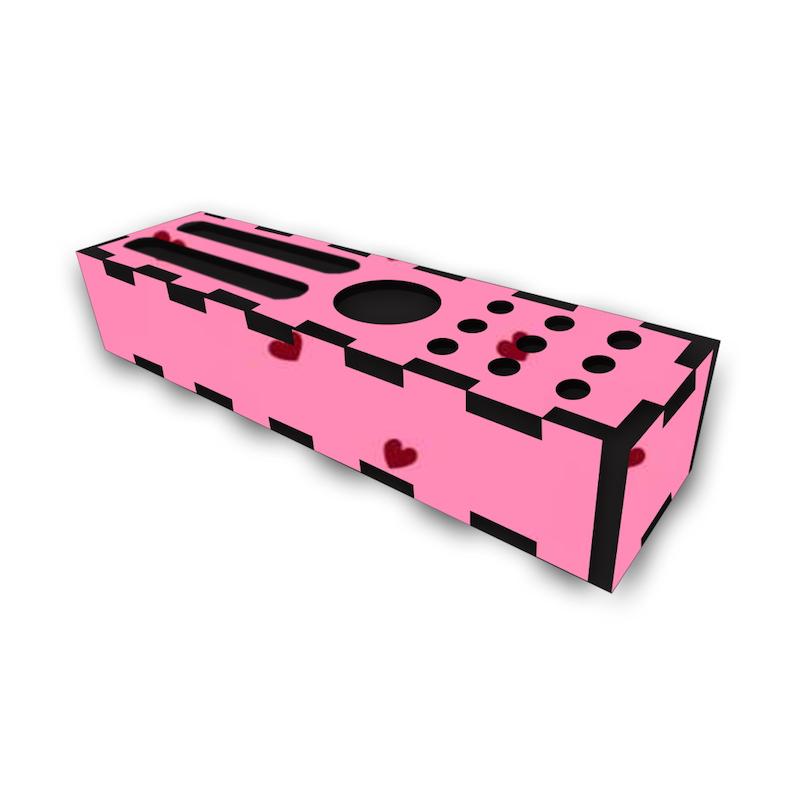 جامدادی رومیزی طرح قلب کد 219