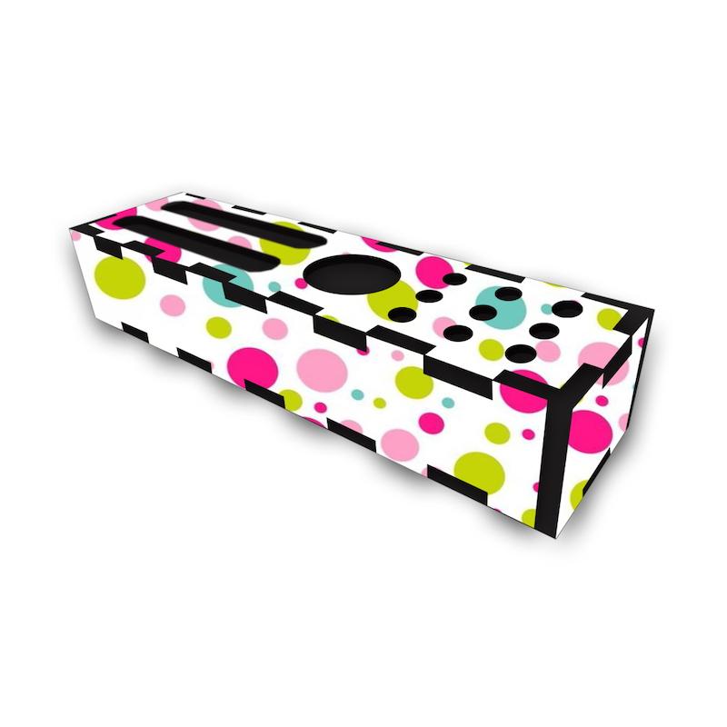 جامدادی رومیزی طرح حباب های رنگی کد 322