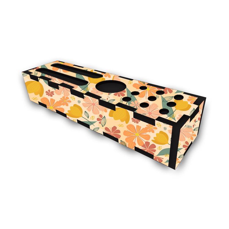 جامدادی رومیزی طرح گل کد 410