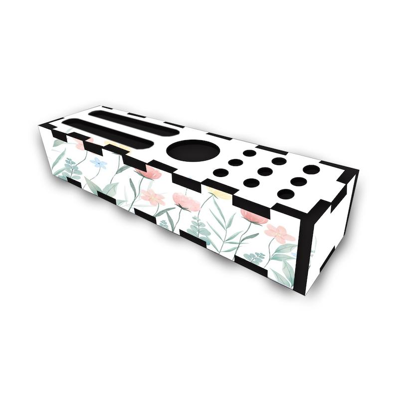 جامدادی رومیزی طرح گل لاله کد 458