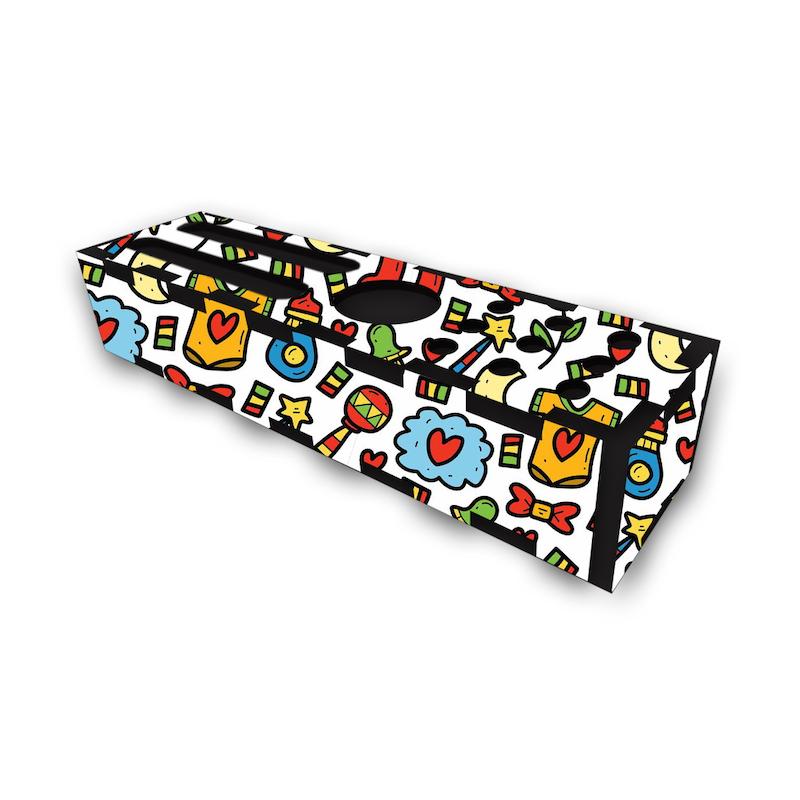 جامدادی رومیزی طرح لباس کودک کد 468