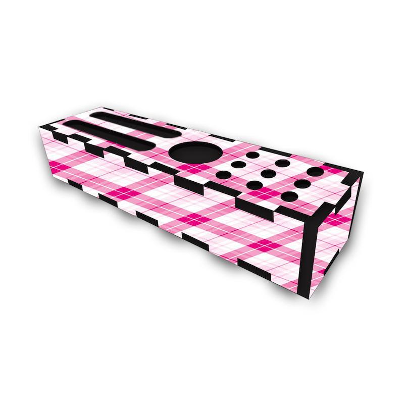 جامدادی رومیزی طرح چهارخونه کد 721