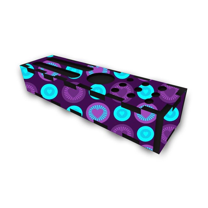 جامدادی رومیزی طرح حباب های قلبی کد 782