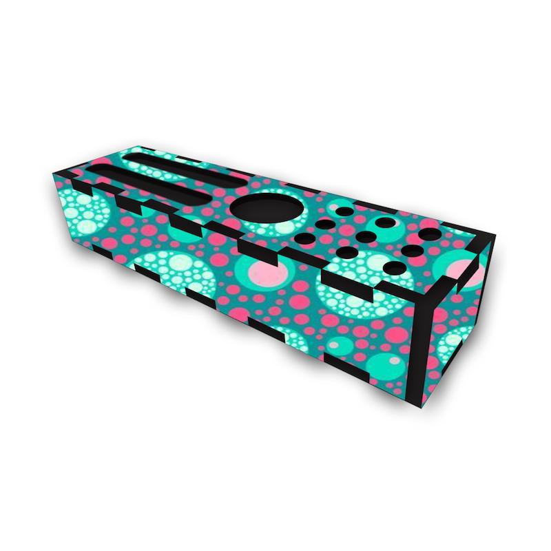 جامدادی رومیزی طرح حباب های رنگی کد 816