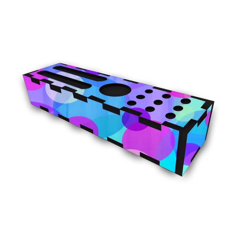 جامدادی رومیزی طرح حباب های رنگی کد 822