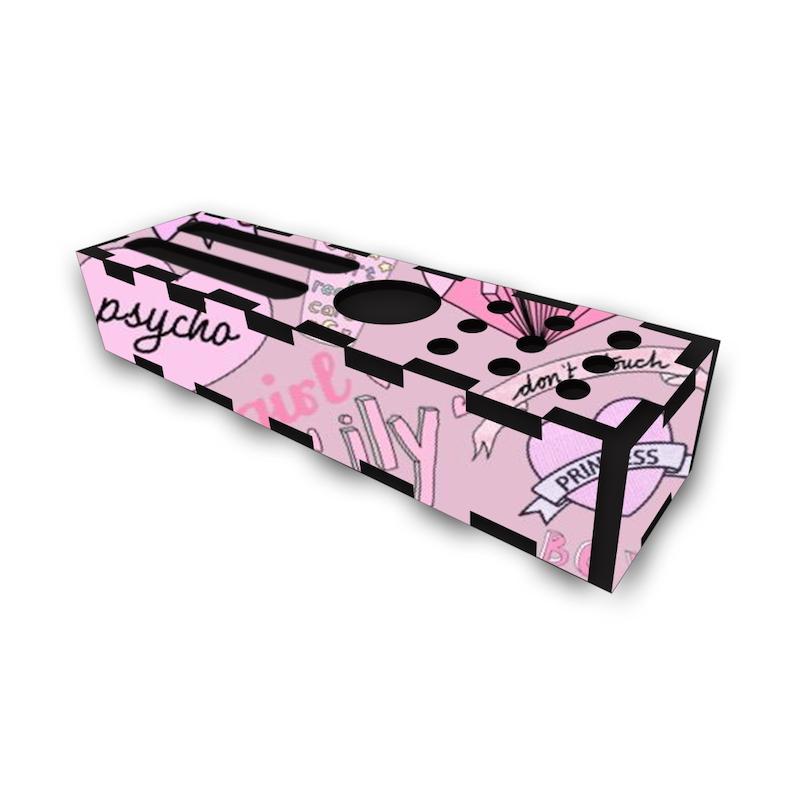 جامدادی رومیزی طرح میکس دخترونه کد 853