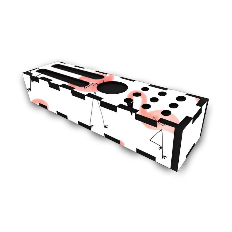 جامدادی رومیزی طرح فلامینگو کد 901