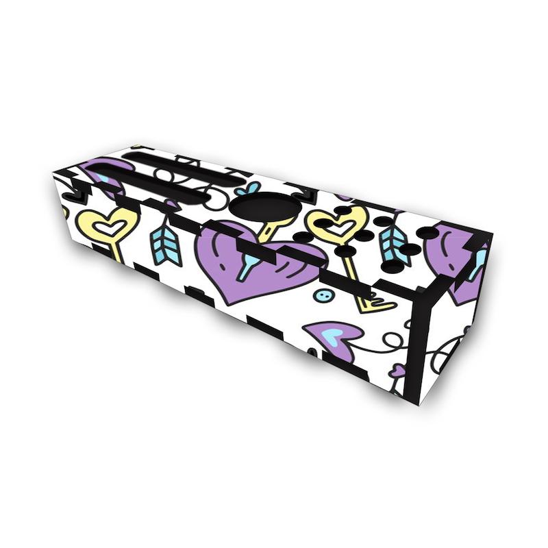 جامدادی رومیزی طرح قلب و کلید کد 1035