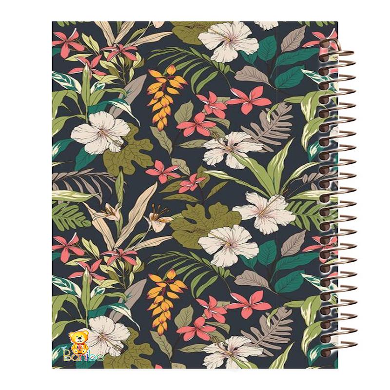 دفتر زبان طرح گل کد 104