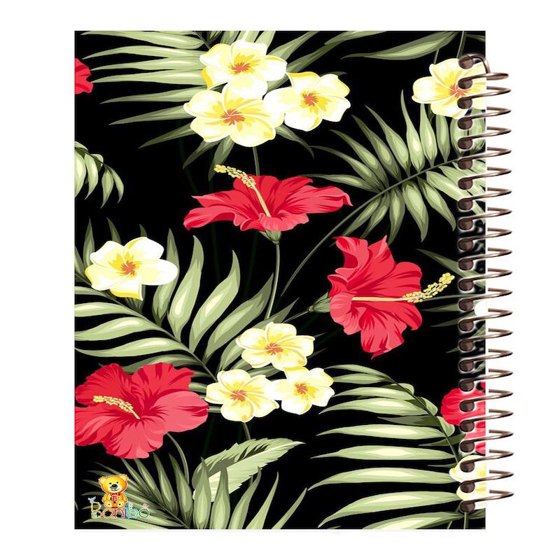 دفتر زبان طرح گل کد 161