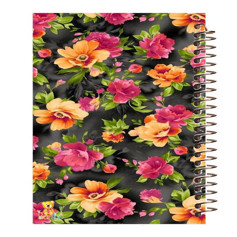 دفتر زبان طرح گل کد 164