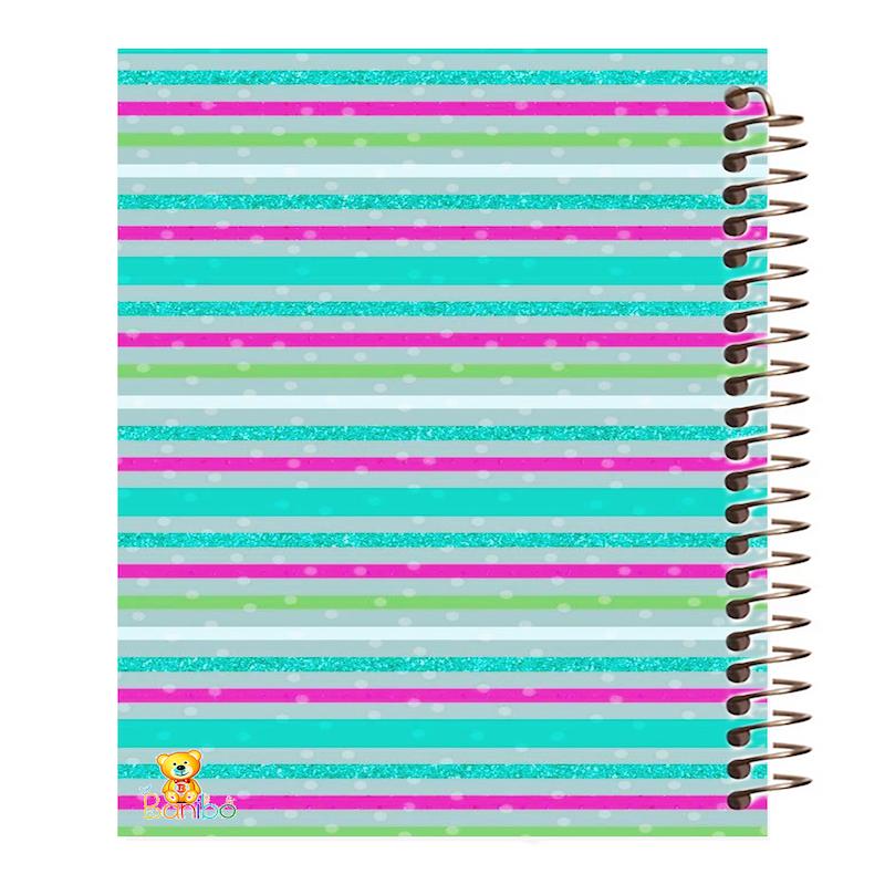 دفتر زبان طرح رنگی کد  217