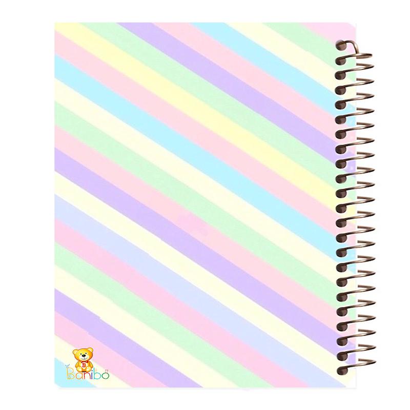 دفتر زبان طرح رنگی کد 233