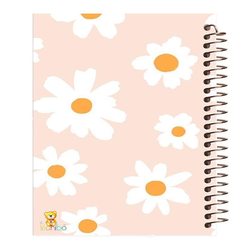 دفتر زبان طرح گل کد 295