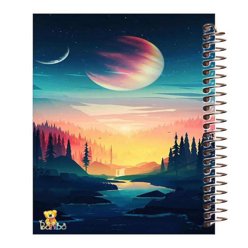 دفتر زبان طرح غروب آفتاب کد 297