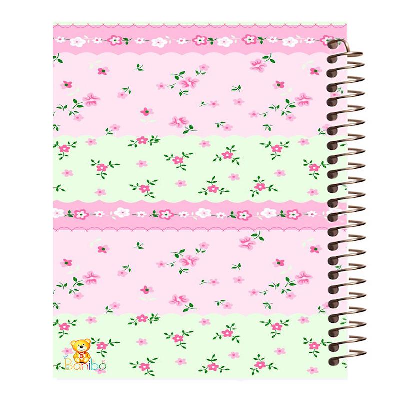 دفتر زبان طرح گل کد 308