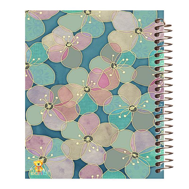 دفتر زبان طرح گل کد 383