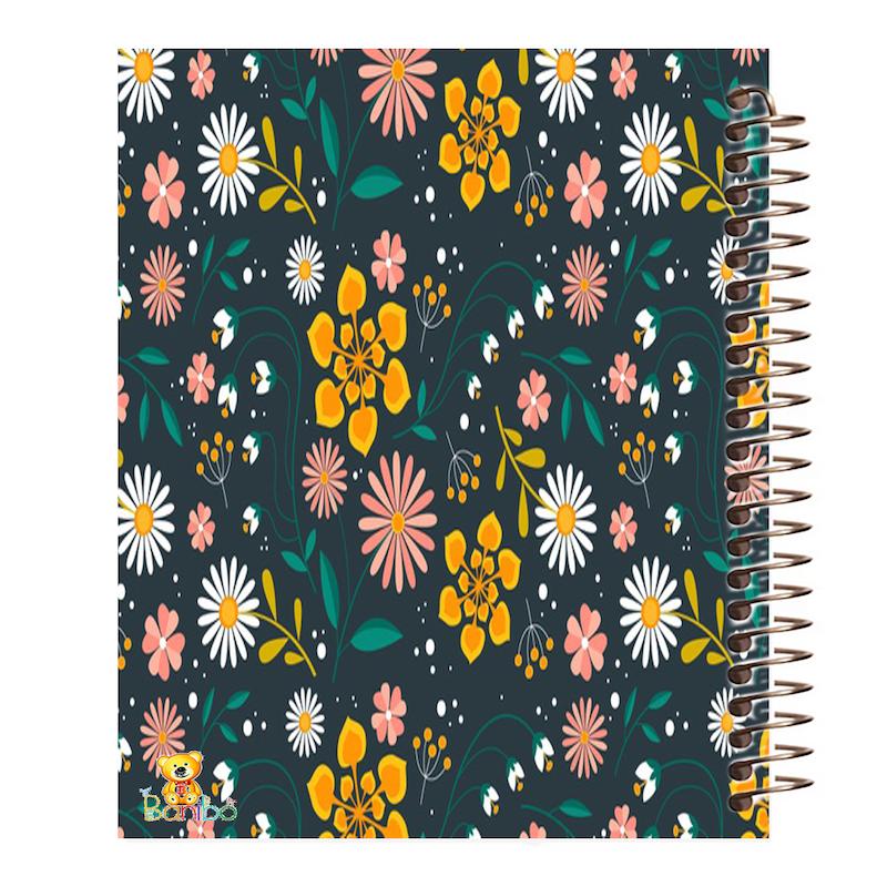 دفتر زبان طرح گل کد 405