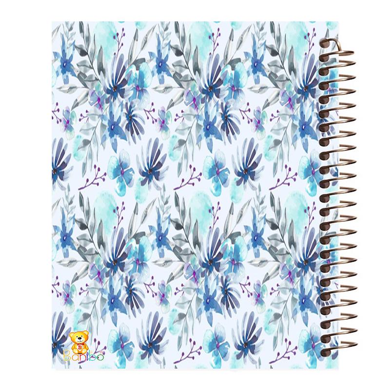 دفتر زبان طرح گل کد 408