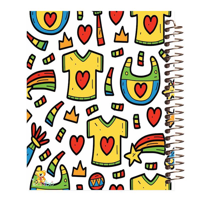 دفتر زبان طرح لباس کودک کد 468