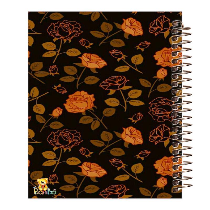 دفتر زبان طرح گل کد 493